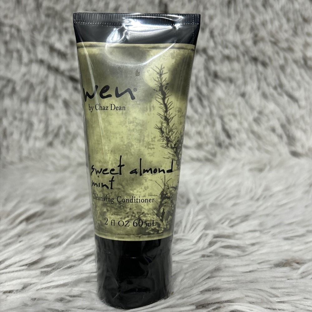 Wen By Chaz Dean Sweet Almond Mint Cleansing Conditioner 2oz 60mL New‎ Sealed